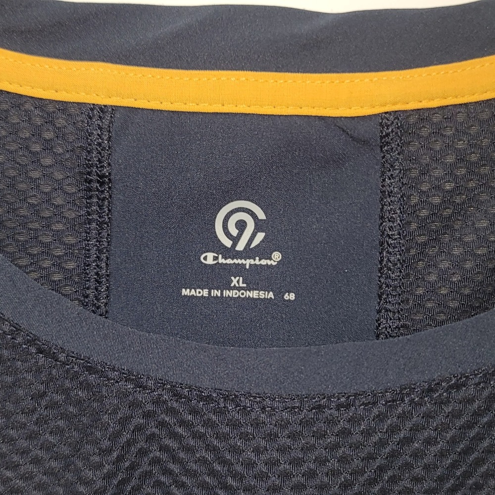 Champion Women's Navy Blue Long Sleeve Athletic Top Mesh Panels XL Athleticware - Picture 7 of 10